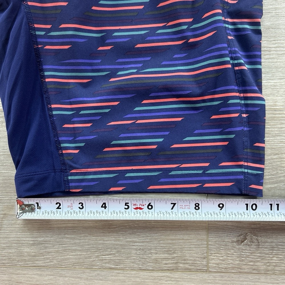 Lululemon Mens Medium T.H.E. Shorts Liner Drawstring Waist Athleisure Stripe - Picture 12 of 12